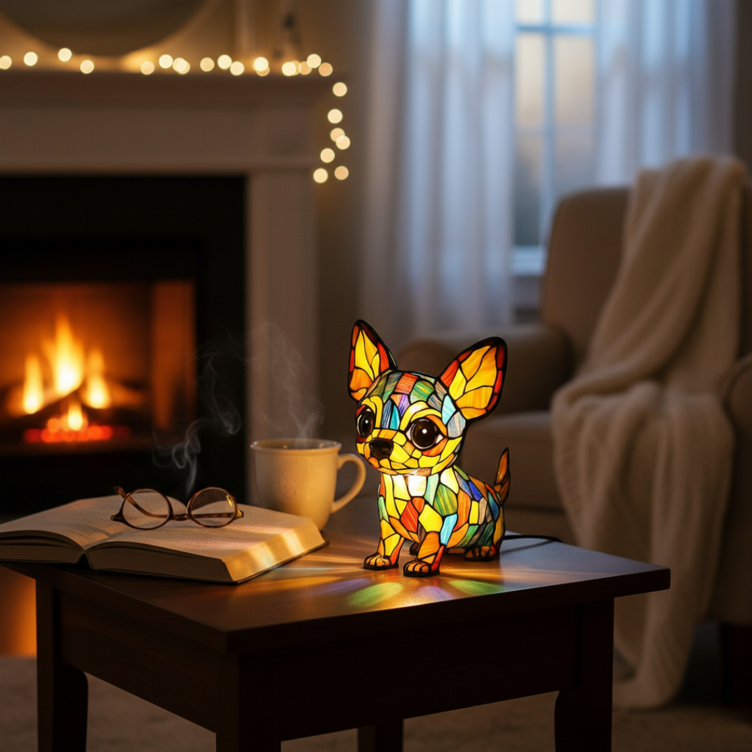 芝娃娃|彩色玻璃燈